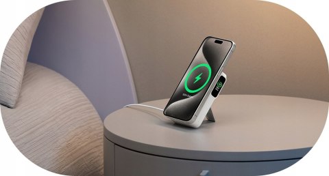 Anker Maggo Powerbank 10000Mah 15W Qi2 Usb-C Lcd Ładowanie Magnetyczne Biel