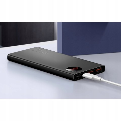 Baseus Adaman Metal 20000Mah Power Bank 22.5W Qc3.0 Pd3.0 3Xusb Led Czarny