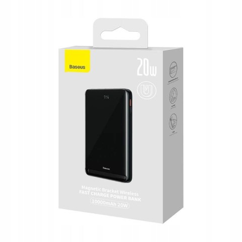 Baseus Powerbank 10000Mah 20W Usb-C Indukcyjny Magsafe 15W Z Pokrywą 50Cm
