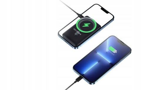 Baseus Powerbank 10000Mah 20W Usb-C Indukcyjny Magsafe 15W Z Pokrywą 50Cm
