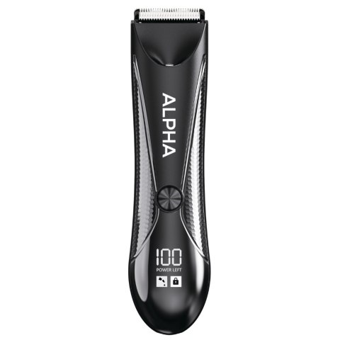 Bezprzewodowa Maszynka Alpha Abs-01 Wodoszczelna Intymna Trymer Led Czarna