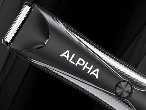 Bezprzewodowa Maszynka Alpha Abs-01 Wodoszczelna Intymna Trymer Led Czarna