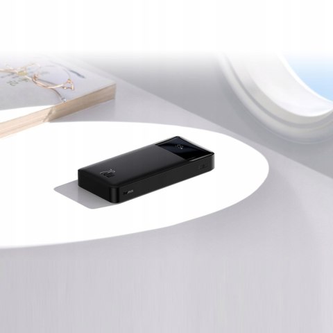 Biały Powerbank Baseus Bipow 10000Mah 20W Szybkie Ładowanie Wyświetlacz