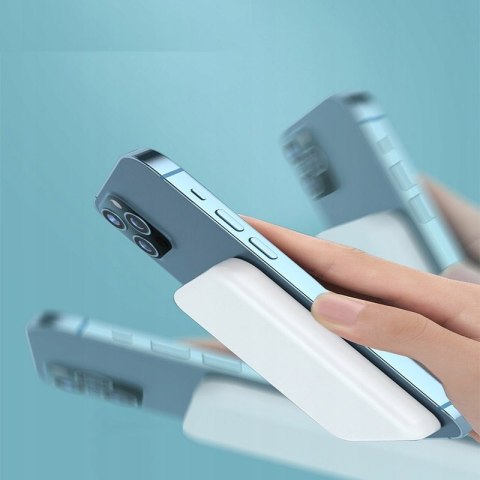 Biały Powerbank Magsafe 5000Mah Bezprzewodowy 18,5W Szybkie Ładowanie