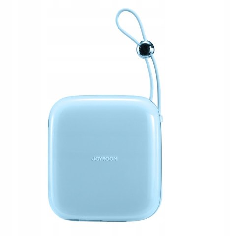 Joyroom Powerbank 10000Mah 22.5W Z Wbudowanym Kablem Lightning Niebieski