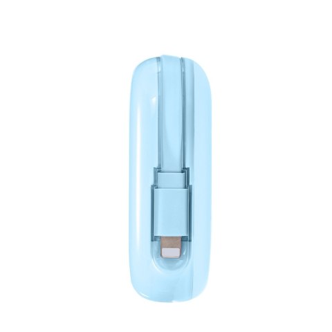 Joyroom Powerbank 10000Mah 22.5W Z Wbudowanym Kablem Lightning Niebieski
