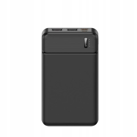 Maxlife Powerbank 10000Mah Czarny 2Xusb Li-Poly+Kabel Micro-Usb Do Podróży