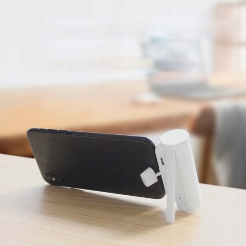 Mały Powerbank 5000Mah 20W Usb-C Przenośna Ładowarka Kieszonkowa Biały