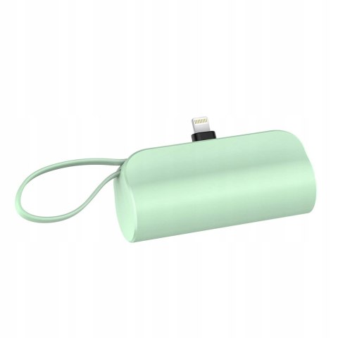 Podróżny Powerbank 5000Mah 20W Przenośny Szybkie Ładowanie Iphone Zielony