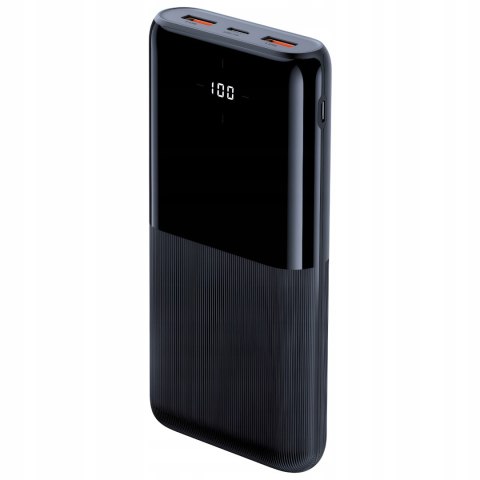 Powerbank 20000Mah 22.5W 3X Usb Qc Pd Usb-C Led Szybkie Ładowanie Czarny