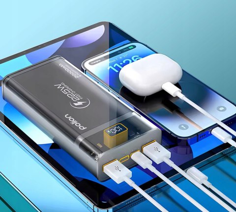 Powerbank 20000Mah 22.5W Usb-C Usb-A Szybkie Ładowanie Pass-Through Led