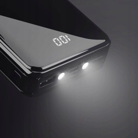 Powerbank 20000Mah Usb Usb-C Szybkie Ładowanie Latarka Led Wyświetlacz
