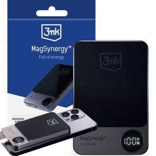 Powerbank 3Mk Magsynergy 10000Mah Magnetyczne Ładowanie Usb-C 15W Smukły