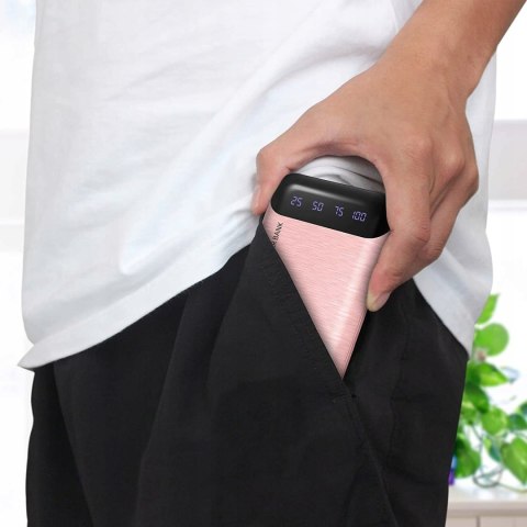 Powerbank Baseus 10000Mah Magnetyczny Indukcyjny 15W Usb-C 20W Led Różowy