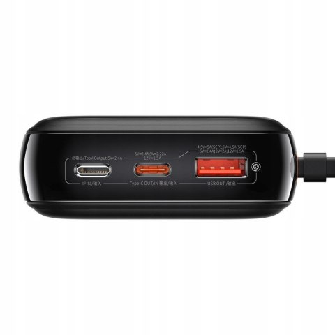 Powerbank Baseus 20000Mah 20W Qc Pd Scp Kabel Lightning Szybkie Ładowanie