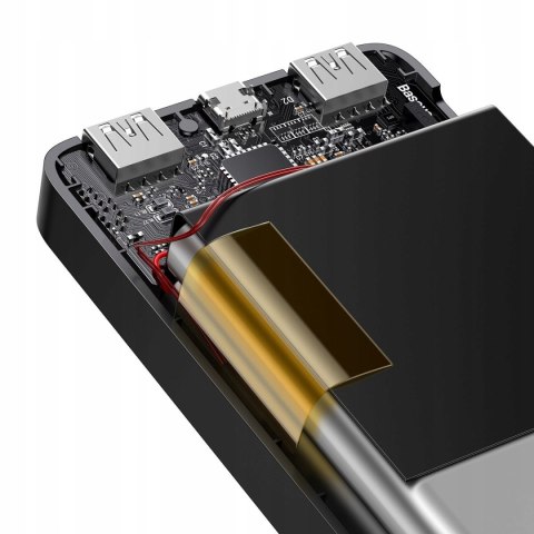 Powerbank Baseus 30000Mah 15W Usb+Usb-C+Micro Szybkie Ładowanie Czarny