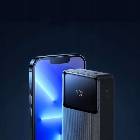 Powerbank Baseus Bipow 20000Mah 25W 3-Porty + Kabel Usb-C Czarny Podróżny