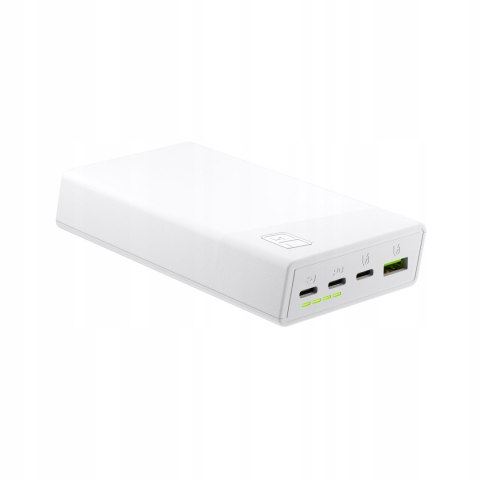 Powerbank Green Cell 20000Mah 22.5W 3X Usb-C 1X Usb-A Quick Charge Biały