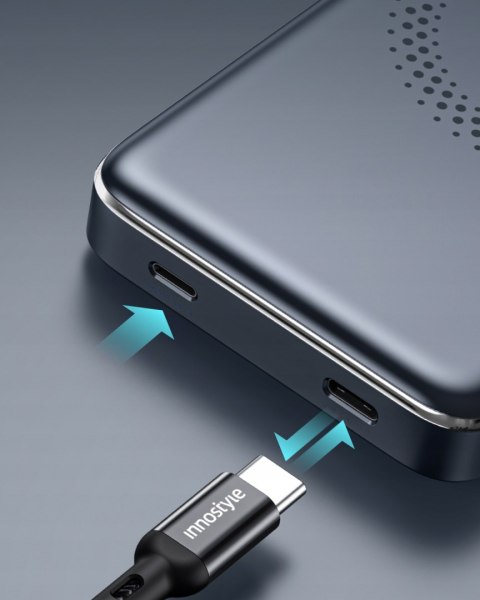 Powerbank Magsafe 10000Mah 20W Usb-C Szybkie Ładowanie Ultracienki Czarny