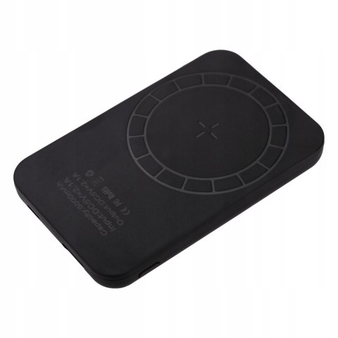 Powerbank Magsafe 5000Mah Bezprzewodowy Usb-C Szybkie Ładowanie Pd Qc Czerń