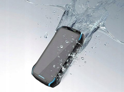 Powerbank Pancerny 33500Mah Ip66 Solarny Z Latarką 2Xusb Usb-C Wodoodporny