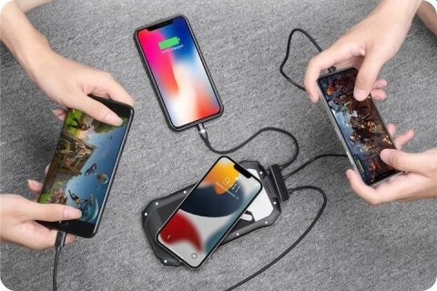 Powerbank Pancerny 33500Mah Ip66 Solarny Z Latarką 2Xusb Usb-C Wodoodporny