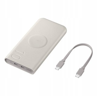 Powerbank Samsung 10000 Mah Qi 25W 2X Usb-C Beżowy Ładowanie Indukcyjne