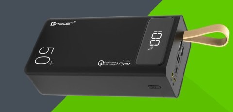 Powerbank Tracer 50000Mah Qc3.0+Pd+Scp+Vooc 22.5W Usb-C Czarny 3Xport