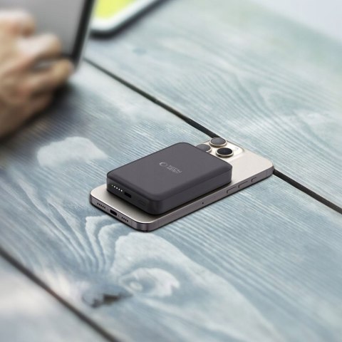 Tech-Protect Powerbank 10000Mah Life Mag Magsafe 15W Usb-C, Czarny Iphone