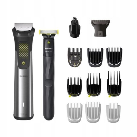 Trymer 15W1 + Golarka Oneblade Philips Zestaw Multifunkcyjny Nasadki Etui
