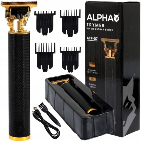 Trymer Alpha Atp-07 Profesjonalny Wielfunkcyjny Bezprzewodowy Z Ładowaniem