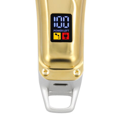 Bezprzewodowa Maszynka Trymer Do Włosów I Brody Kemei Barber Usb Lcd Ostrza