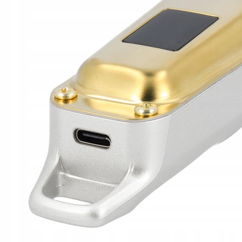 Bezprzewodowa Maszynka Trymer Do Włosów I Brody Kemei Barber Usb Lcd Ostrza