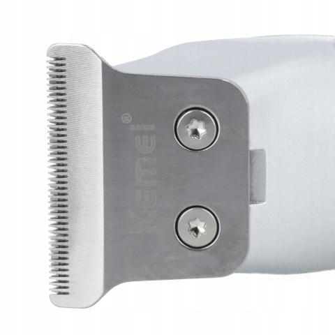 Bezprzewodowa Maszynka Trymer Do Włosów I Brody Kemei Barber Usb Lcd Ostrza