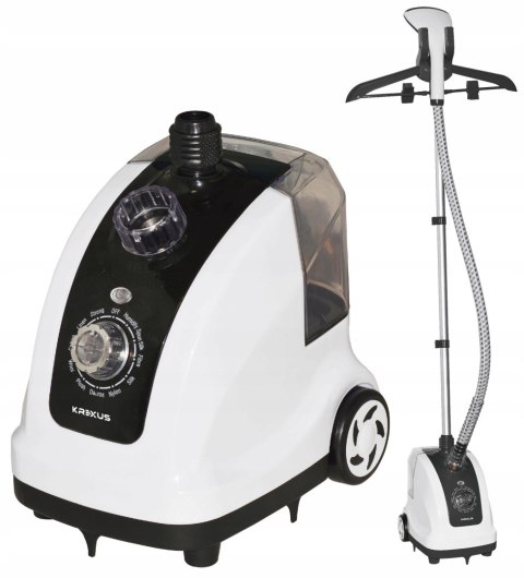 Biała Parownica Do Ubrań 1950W 32G/Min 11 Stopni Regulacji 1300Ml Zbiornik