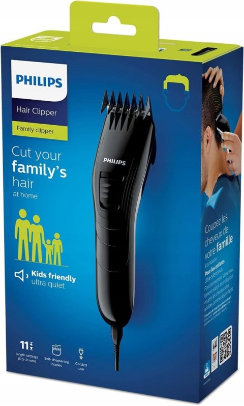 Maszynka Do Strzyżenia Włosów Philips Qc5115/15 11 Ustawień 0.5-21 Mm Cichy