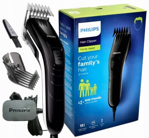 Maszynka Do Strzyżenia Włosów Philips Qc5115/15 11 Ustawień 0.5-21 Mm Cichy