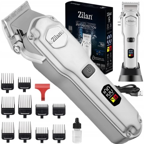 Maszynka Do Strzyżenia Zilan Volturnus 11W1 Lcd, Wodoodporna I Ergonomiczna