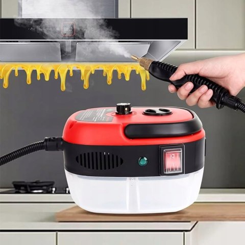 Mop Parowy 2500W 105°C 3 Bar 1H Pracy 6 Prędkości 1000Ml Zestaw 4 Szczotki
