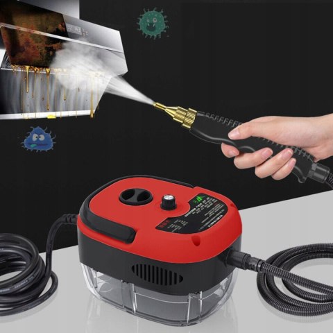 Mop Parowy 2500W 105°C 3 Bar 1H Pracy 6 Prędkości 1000Ml Zestaw 4 Szczotki