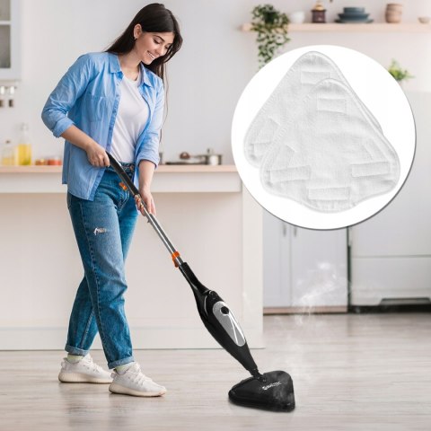 Mop Parowy Maltec 15W1 2000W 4.2Bar Multifunkcyjny 400Ml Steamexpert Czarny