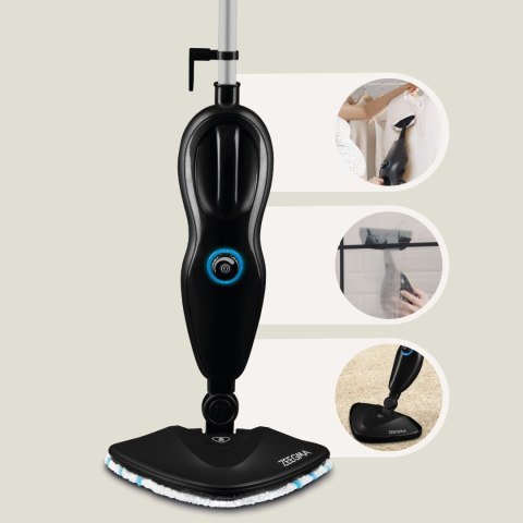 Mop Parowy Wielofunkcyjny Ze Egma Puur 1500W 25 Sekund 7 Akcesoriów 2,6Kg