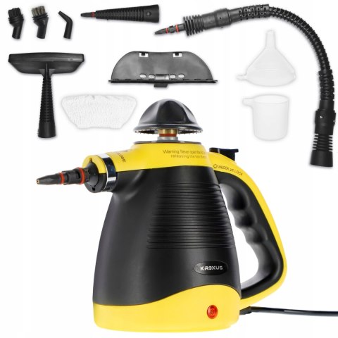 Myjka Parowa Krexus Ex9192 Moc 900W 450Ml Ekologiczna 9 Akcesoriów Ipx4