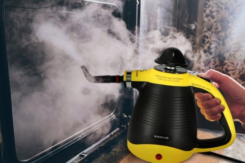 Myjka Parowa Krexus Ex9192 Moc 900W 450Ml Ekologiczna 9 Akcesoriów Ipx4