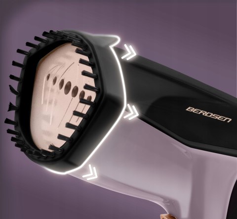 Parownica Do Ubrań 2000W Steamer Lcd 45G/Min Nagrzewanie 10S 360Ml Berdsen