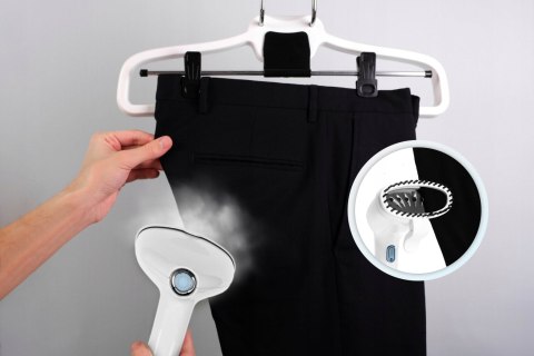 Parownica Do Ubran Krexus 1640W 25G/Min 3 Poziomy Pary Nakładka Szczotka