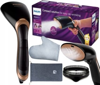 Parownica Do Ubrań Philips 1300W Strumień 24G/Min Podgrzewana Płyta Torba