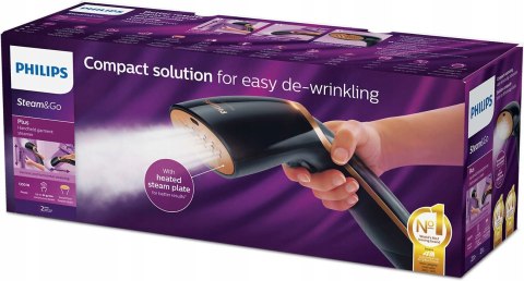 Parownica Do Ubrań Philips 1300W Strumień 24G/Min Podgrzewana Płyta Torba