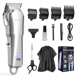 Profesjonalna Maszynka Do Strzyżenia Lfq-6023 Zestaw 9W1 Led Usb 90 Min