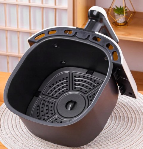 Biała Frytkownica Beztłuszczowa 3.5L 1430W Dotykowy Ekran 7 Programów Timer